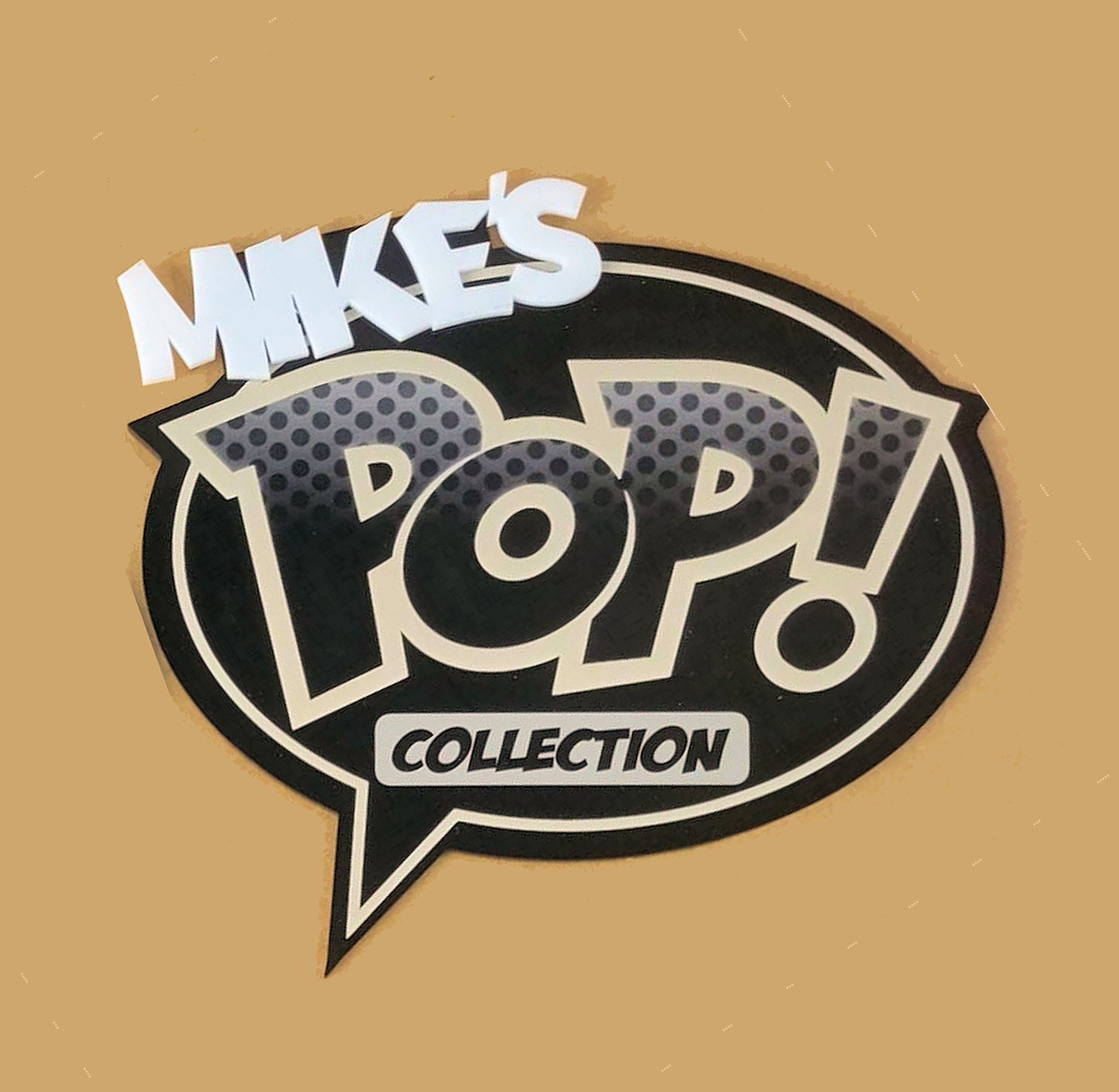 Funko Pop Custom Name Display Logo