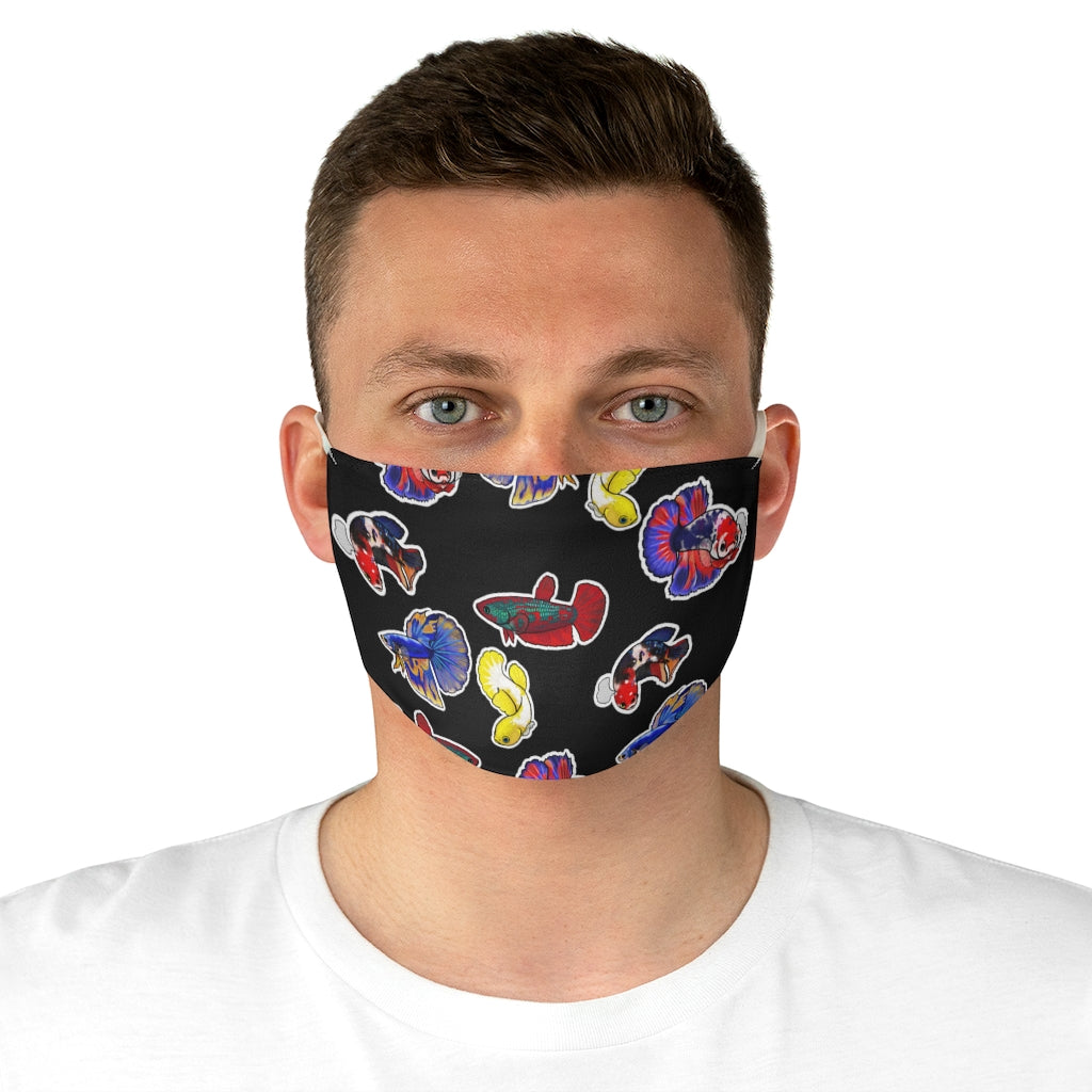 NW Bettas Fabric Face Masks, 3 Pack