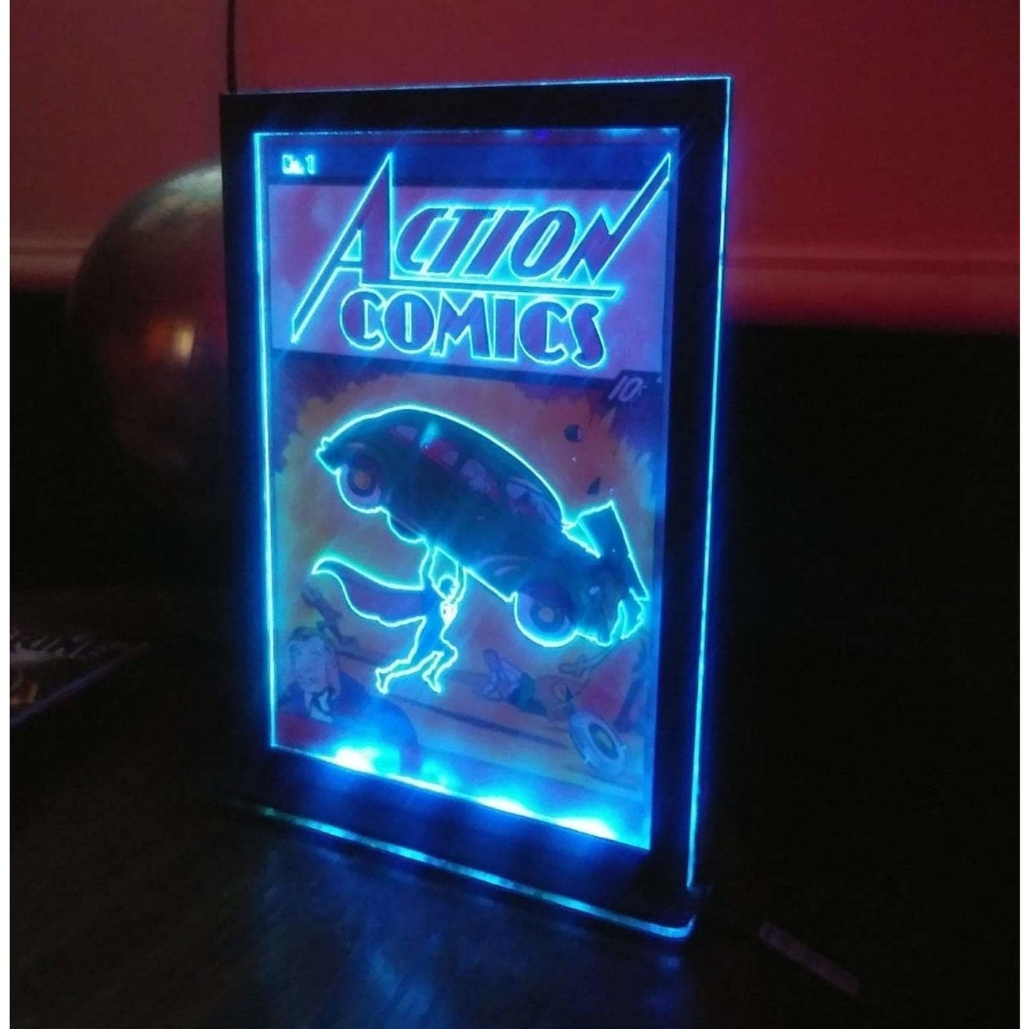 8x6" Acrylic LED Comic Poster Display Custom made for any cover you want!