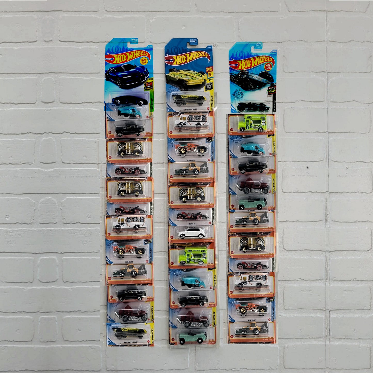 Acrylic Display Rack for Diecast 1/64 on blister, Hot Wheels, Matchbox and more