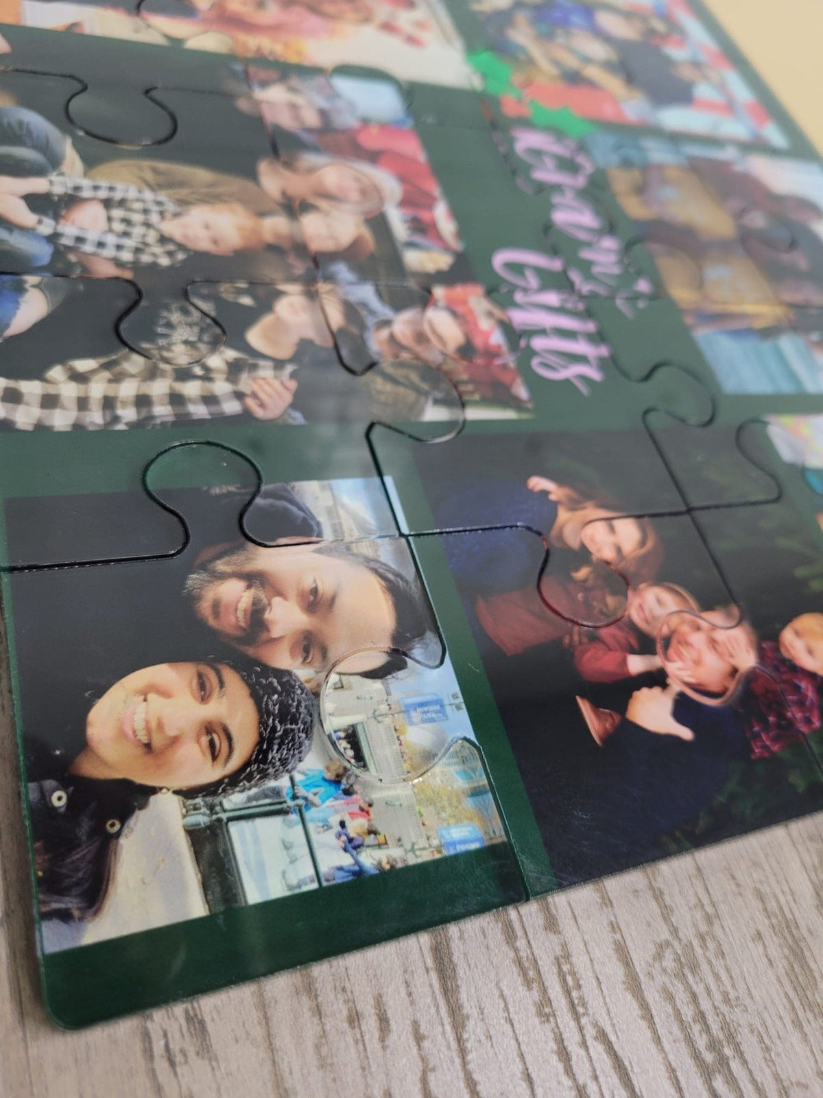 Custom Made Plexiglass Puzzle Family Photo, or any theme ideal for Valentines Day
