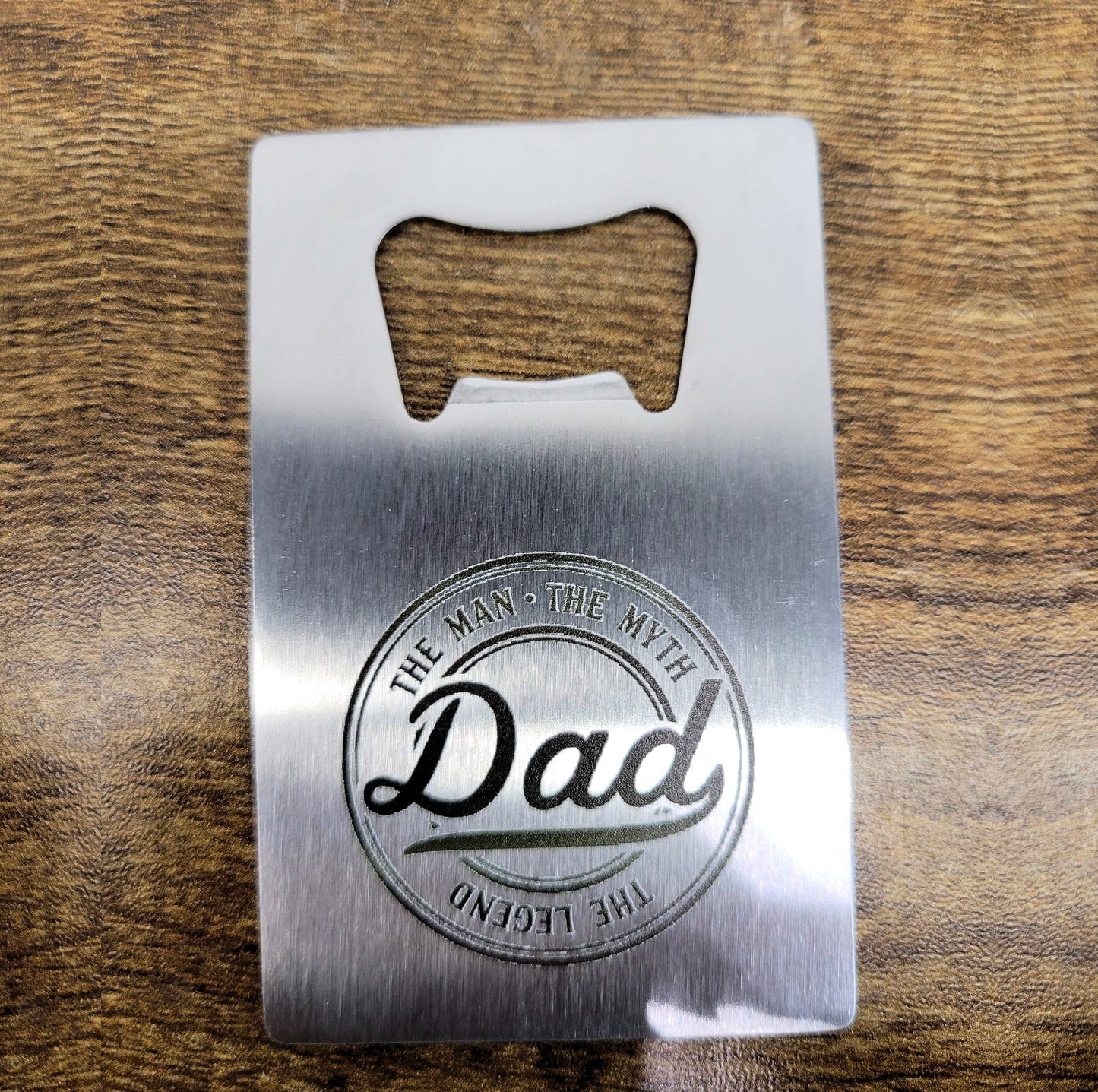 Bottle Opener Card, Fathers Day, Business Logo, Wedding Gift