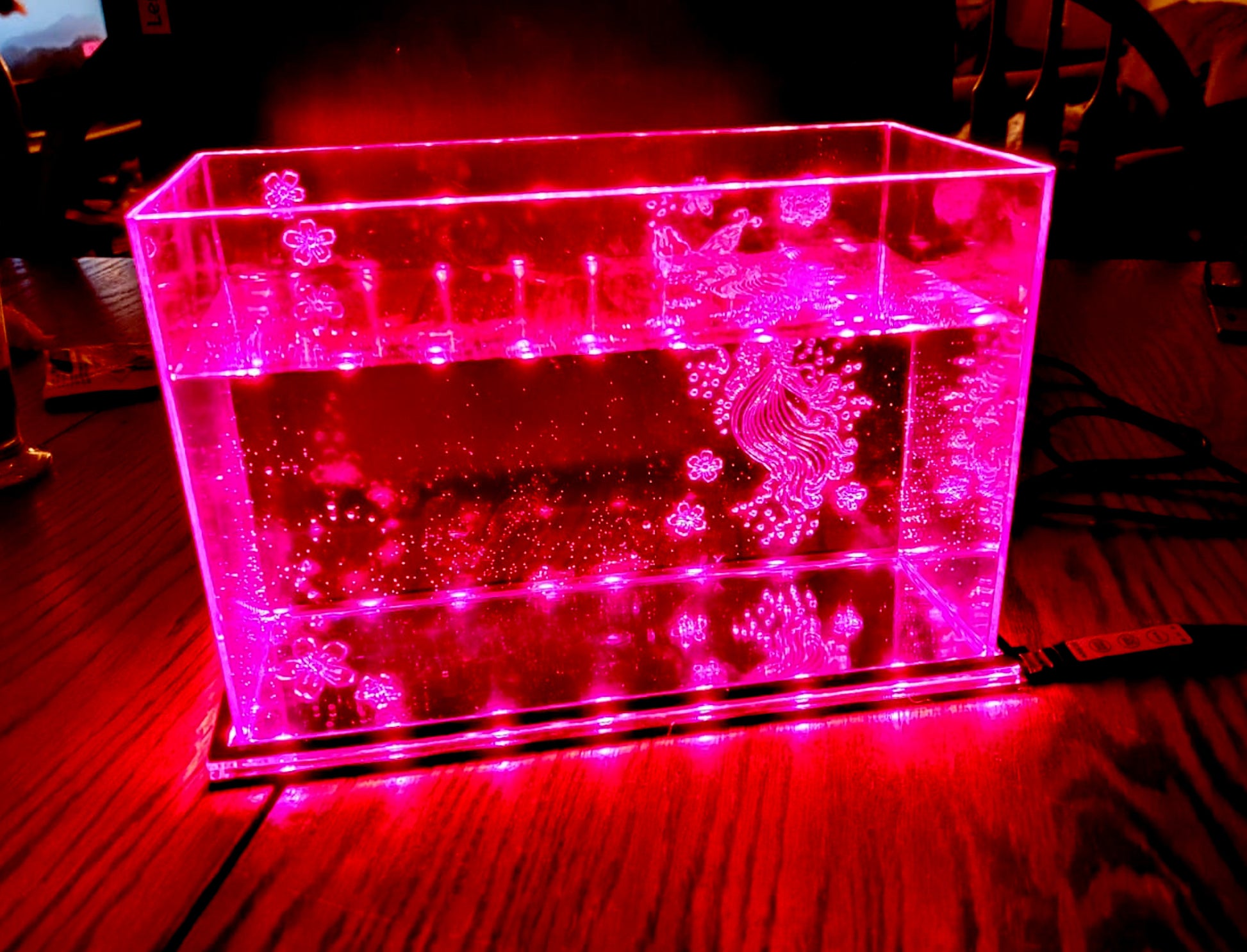 1.3g Fish Tank with LED and Custom Design