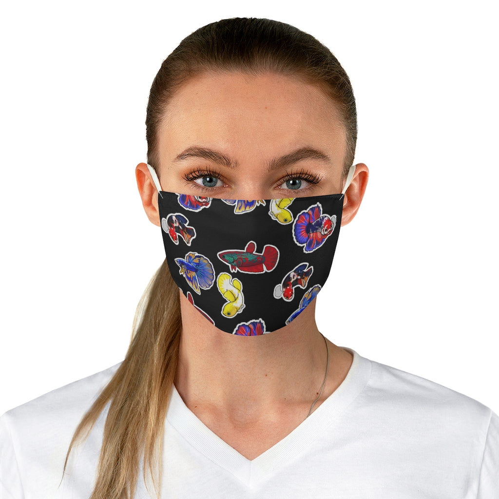 NW Bettas Fabric Face Masks, 3 Pack