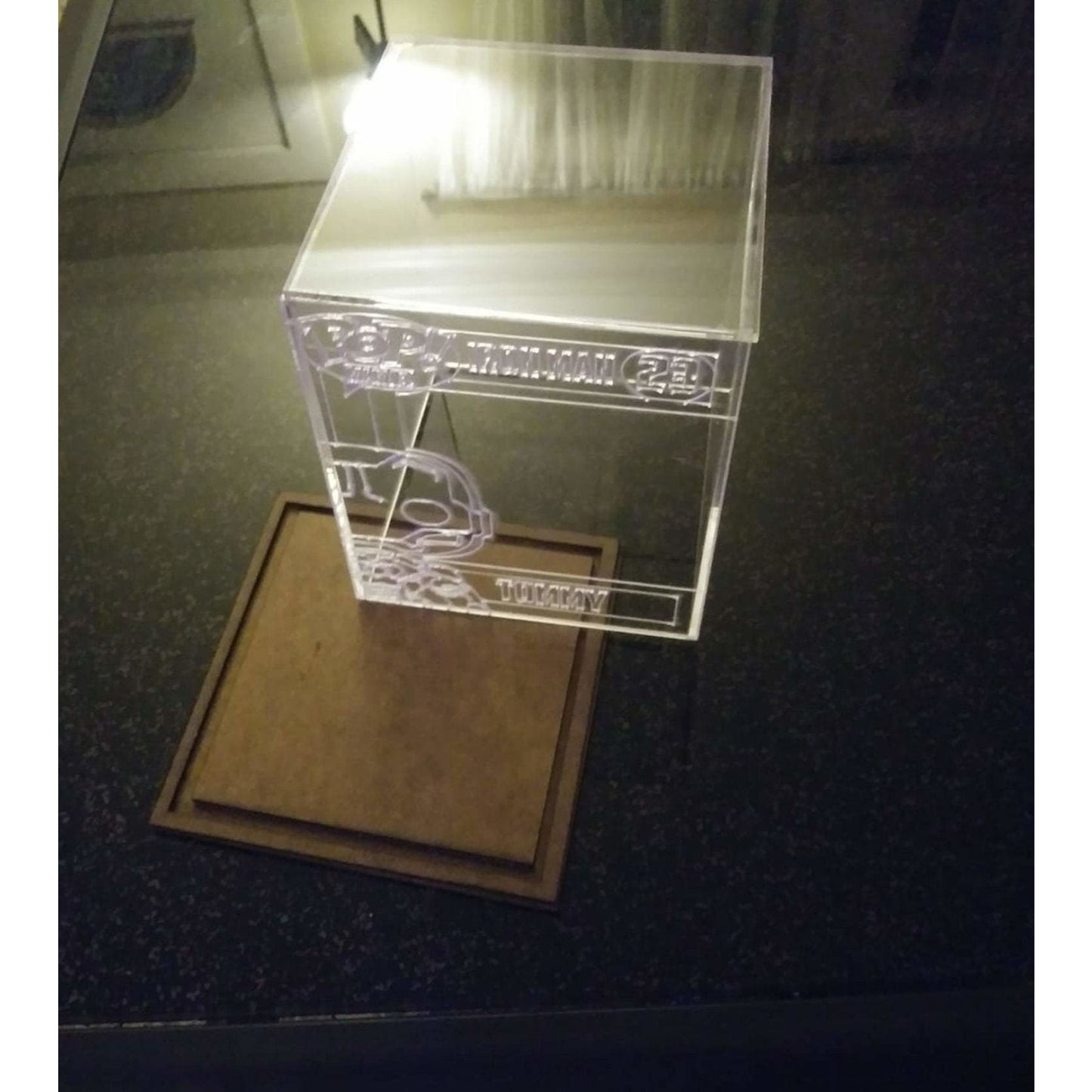 Acrylic Case Box for Unboxed Funko Pop, Custom Made Any Character No LED