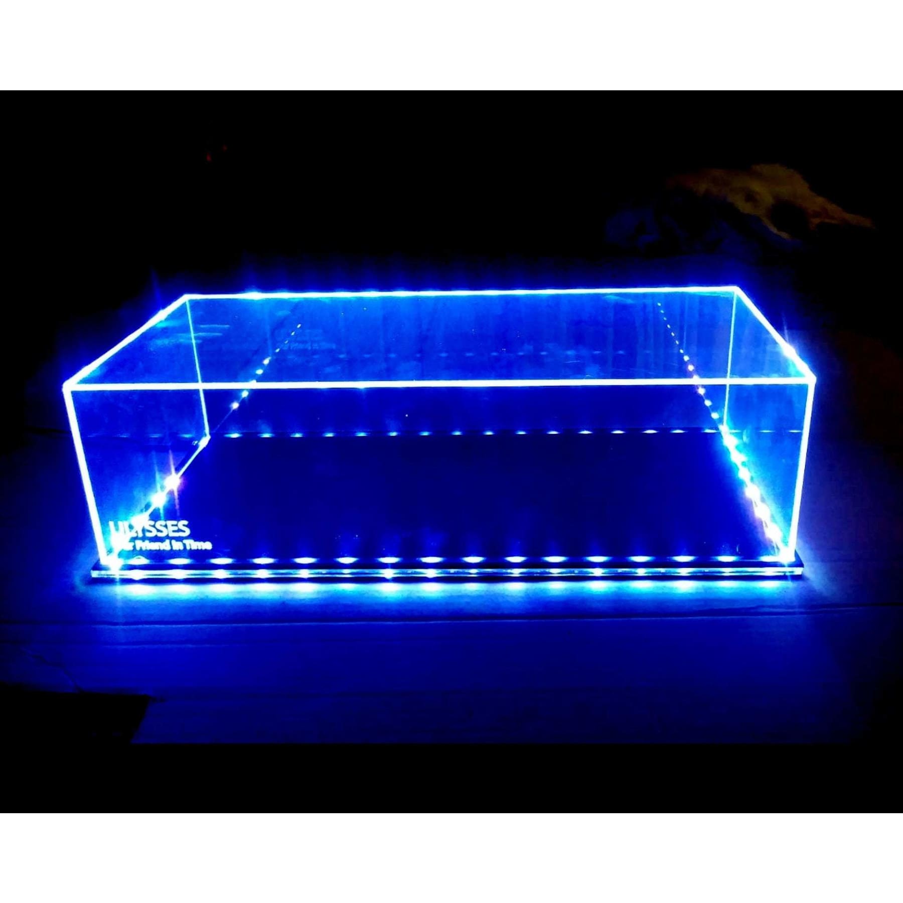 630laser Acrylic Large LED Display Case with inscription 630laser