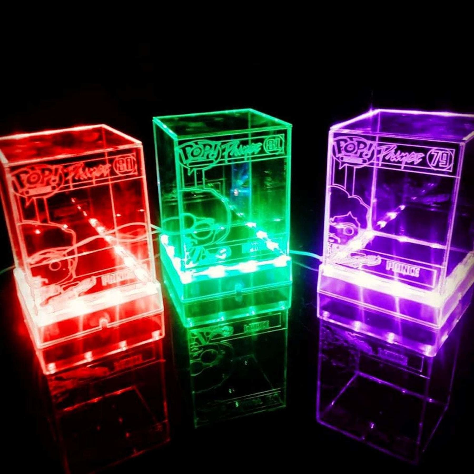 Acrylic LED Box Case for Unboxed Funko Pop , Custom Made Any Pop