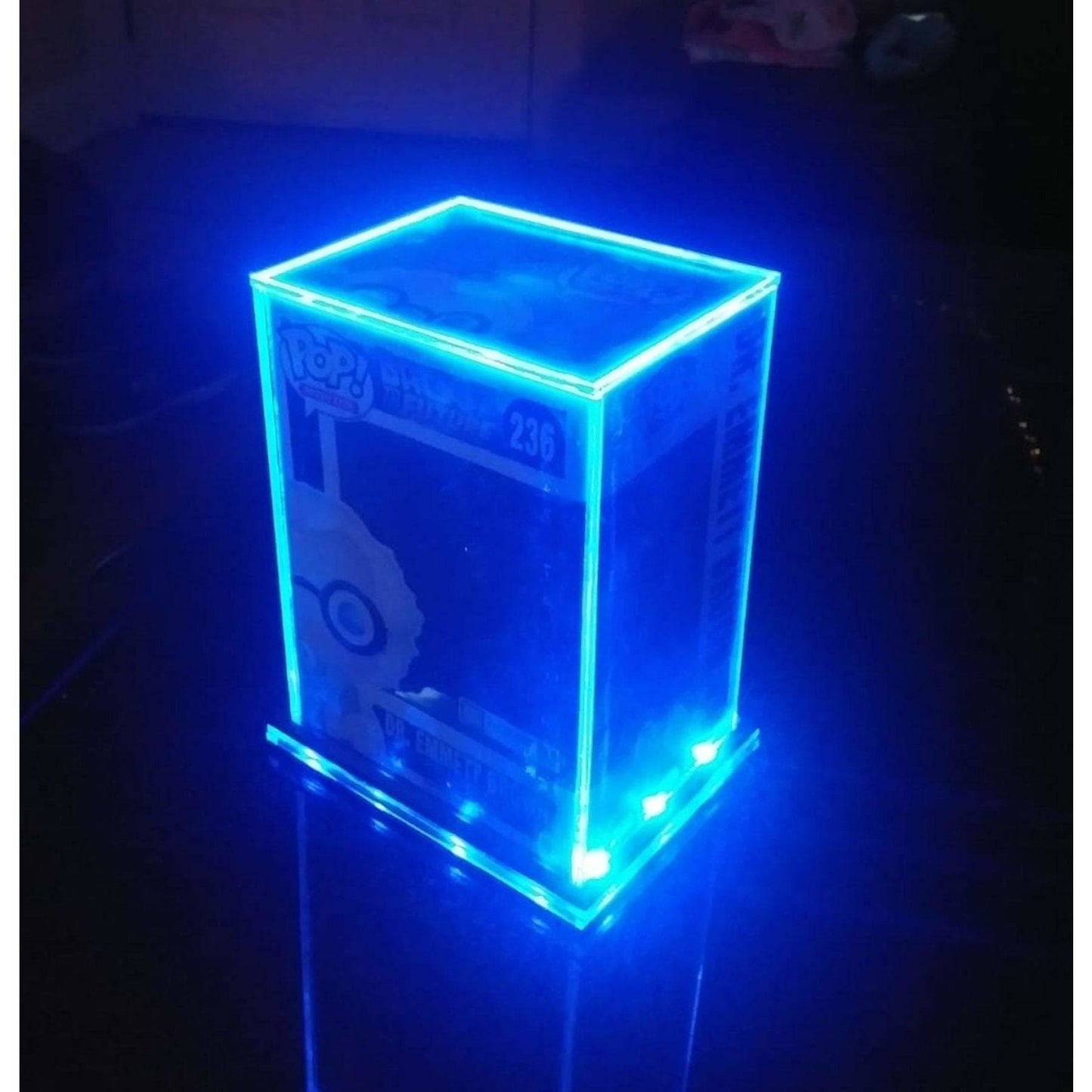 Acrylic LED Case, for Boxed 9" Funko Pop No Engraved Design