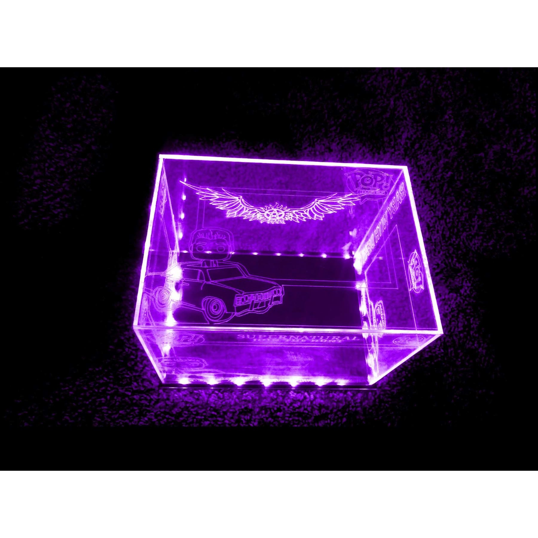 Acrylic LED Display Case for Funko Rides, Any theme