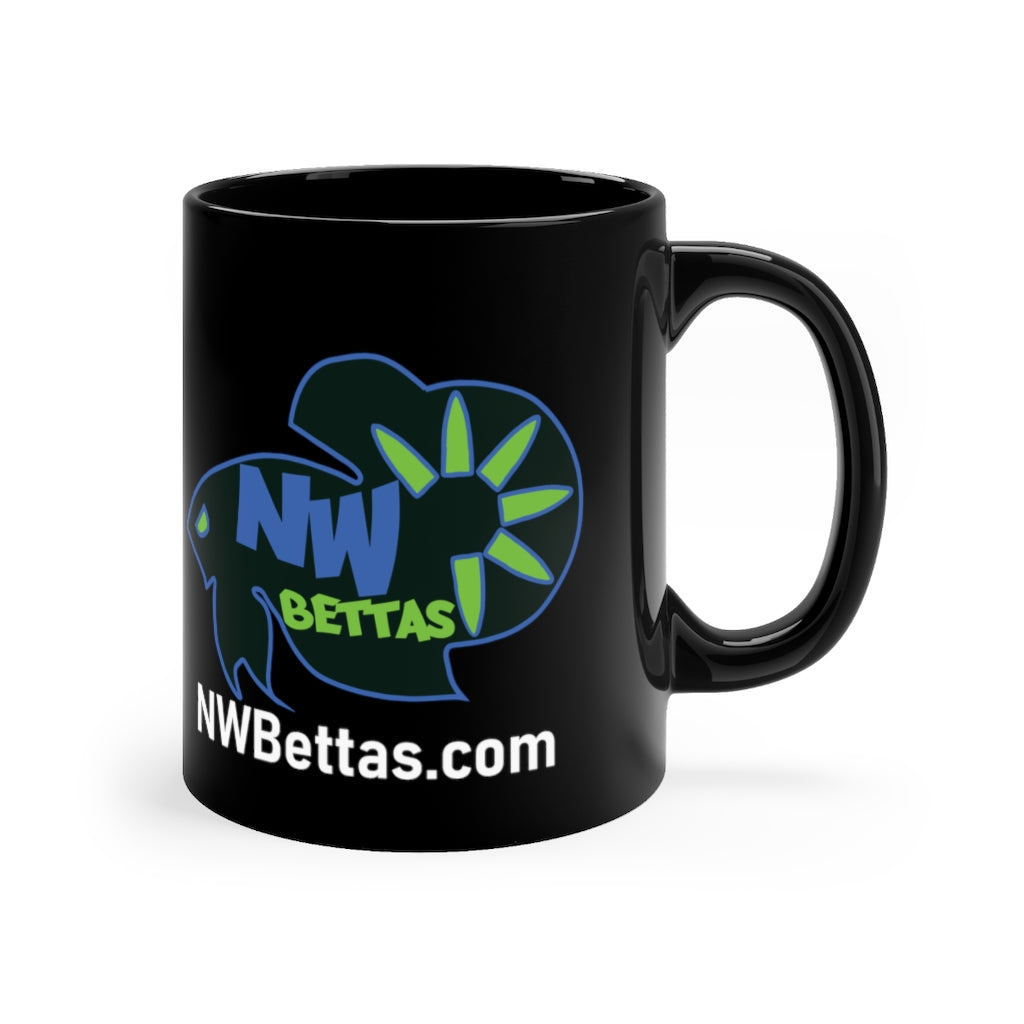 NW Bettas Logo Black mug 11oz