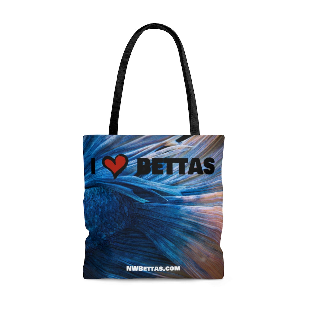 NWBettas I love Bettas Tote Bag