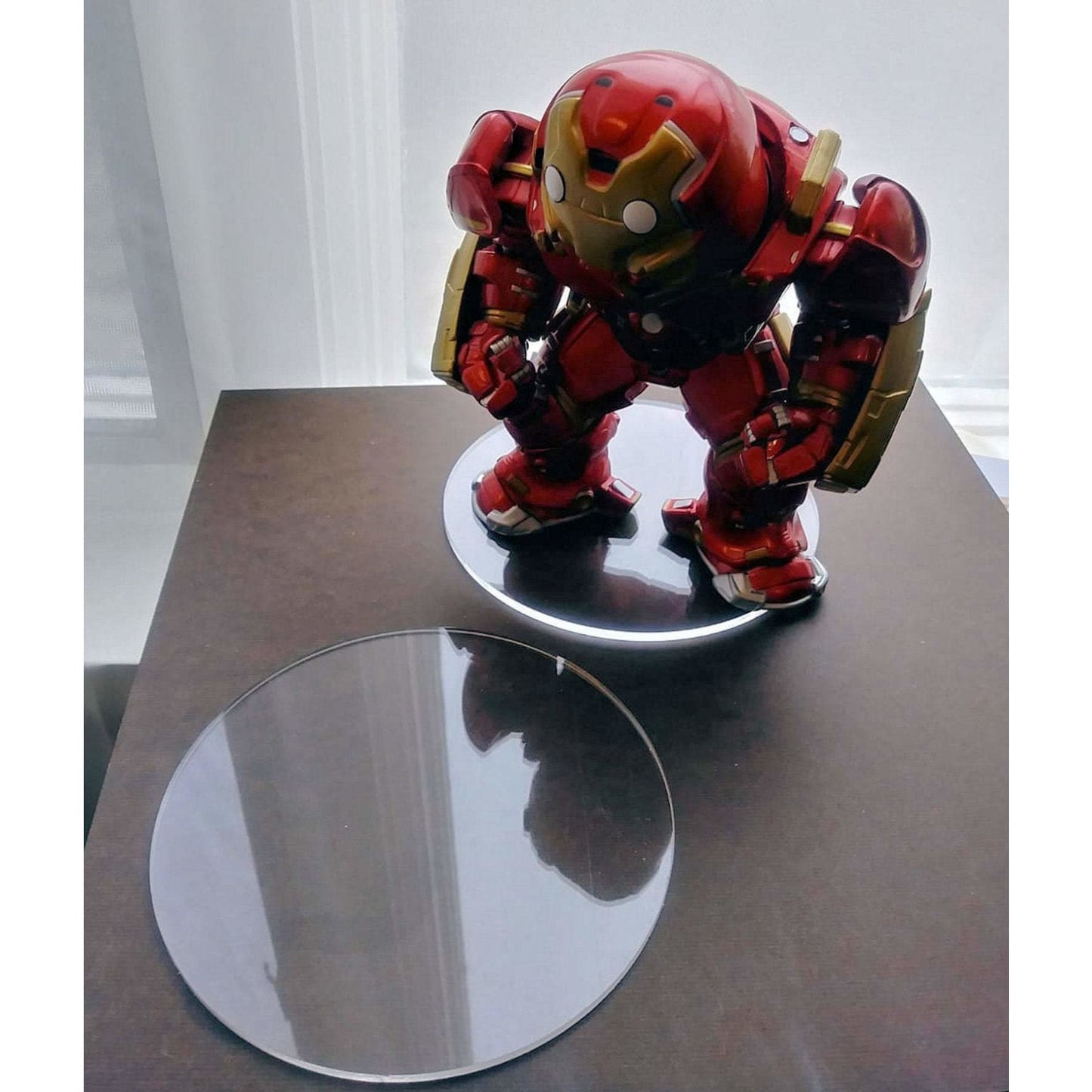 For 6" Funko Pop Vinyl: Clear Acrylic 5" Round Base Stand