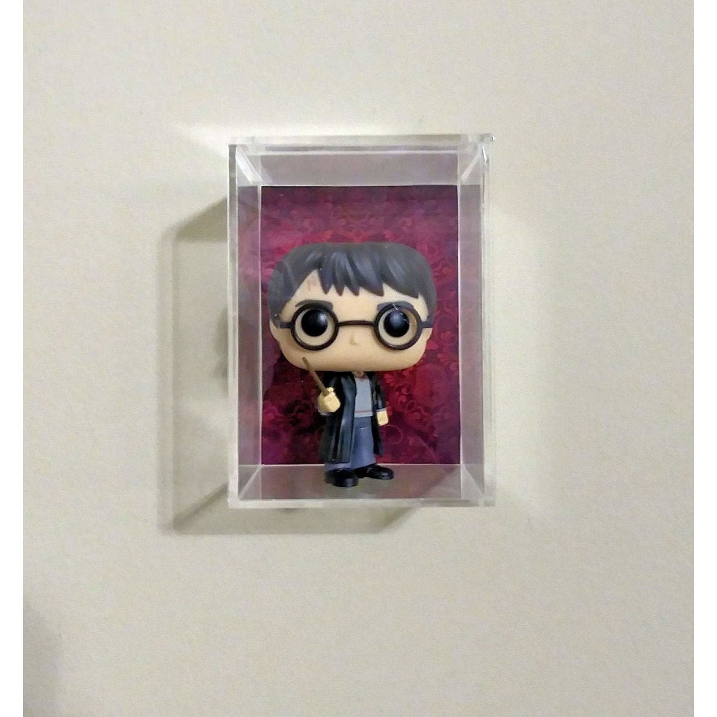 For Funko Pop: Wall Single Case with theme background, acrylic Box