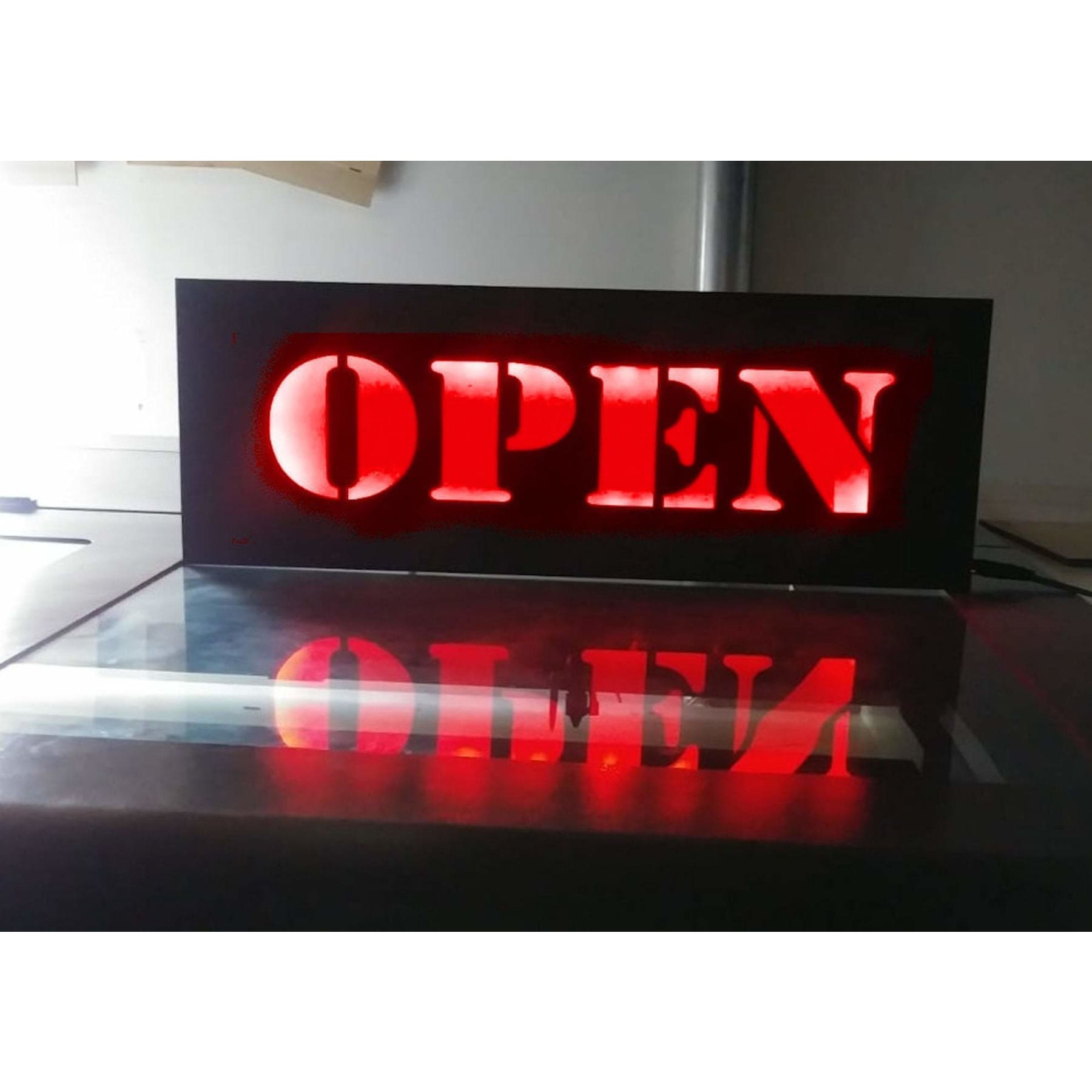 Indoor Custom made OPEN LED Sign, Multicolor