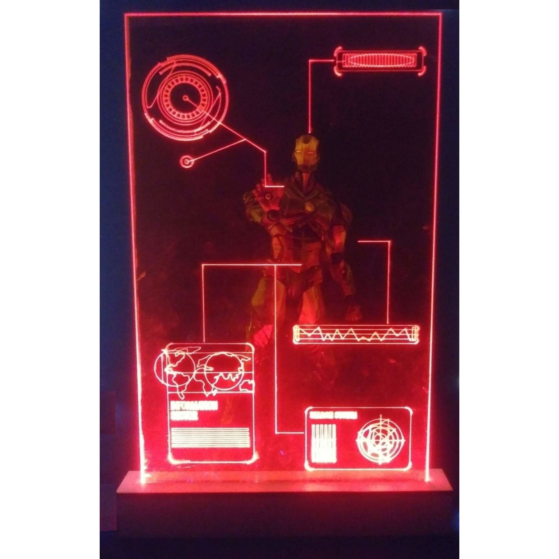 LED Lamp Diorama Extra Large for Collectibles