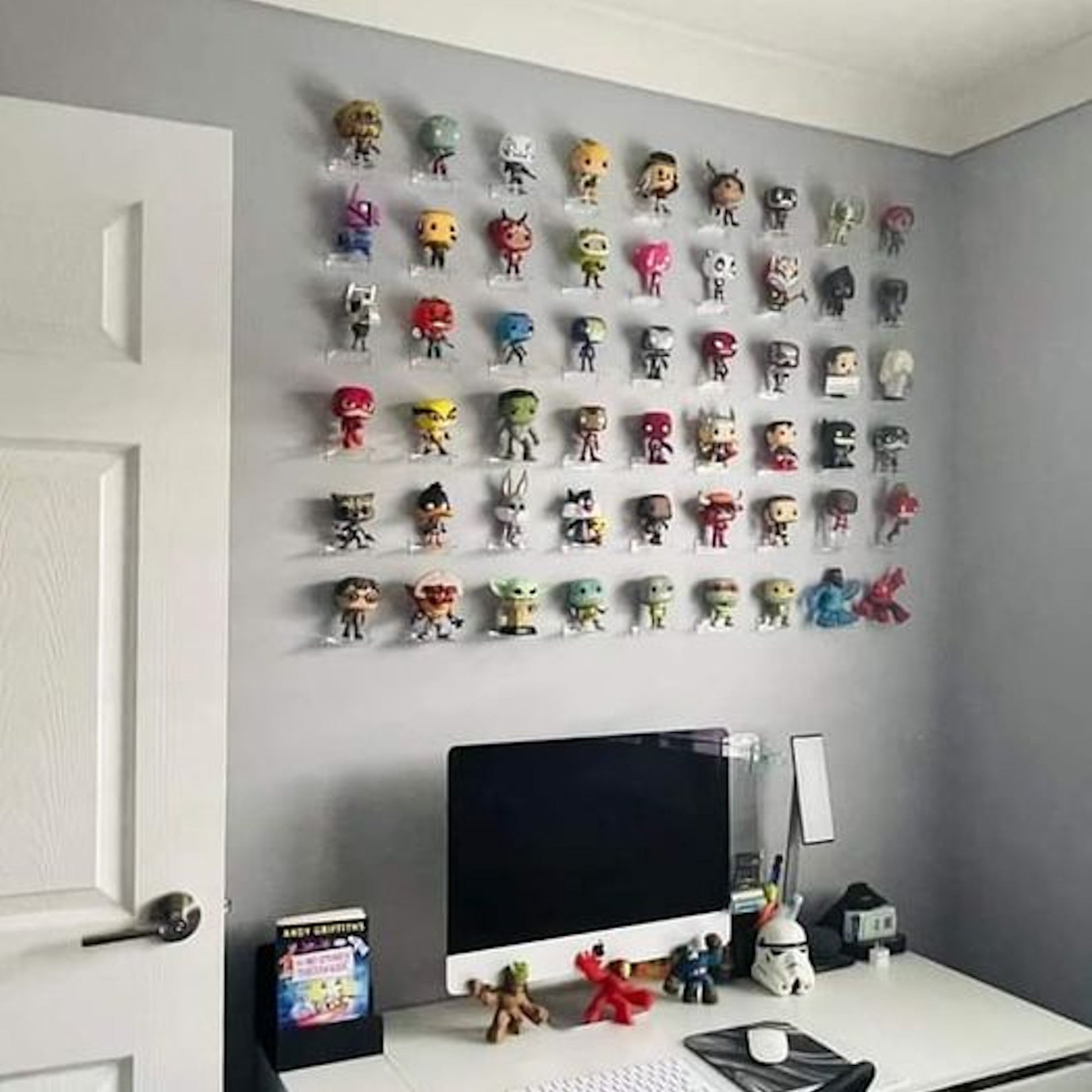 Double Acrylic Wall Shelf
