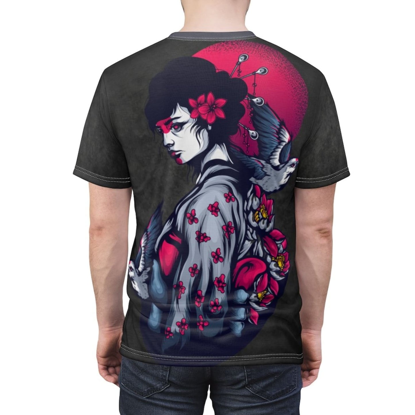 Sad Geisha Unisex Full Print Tee