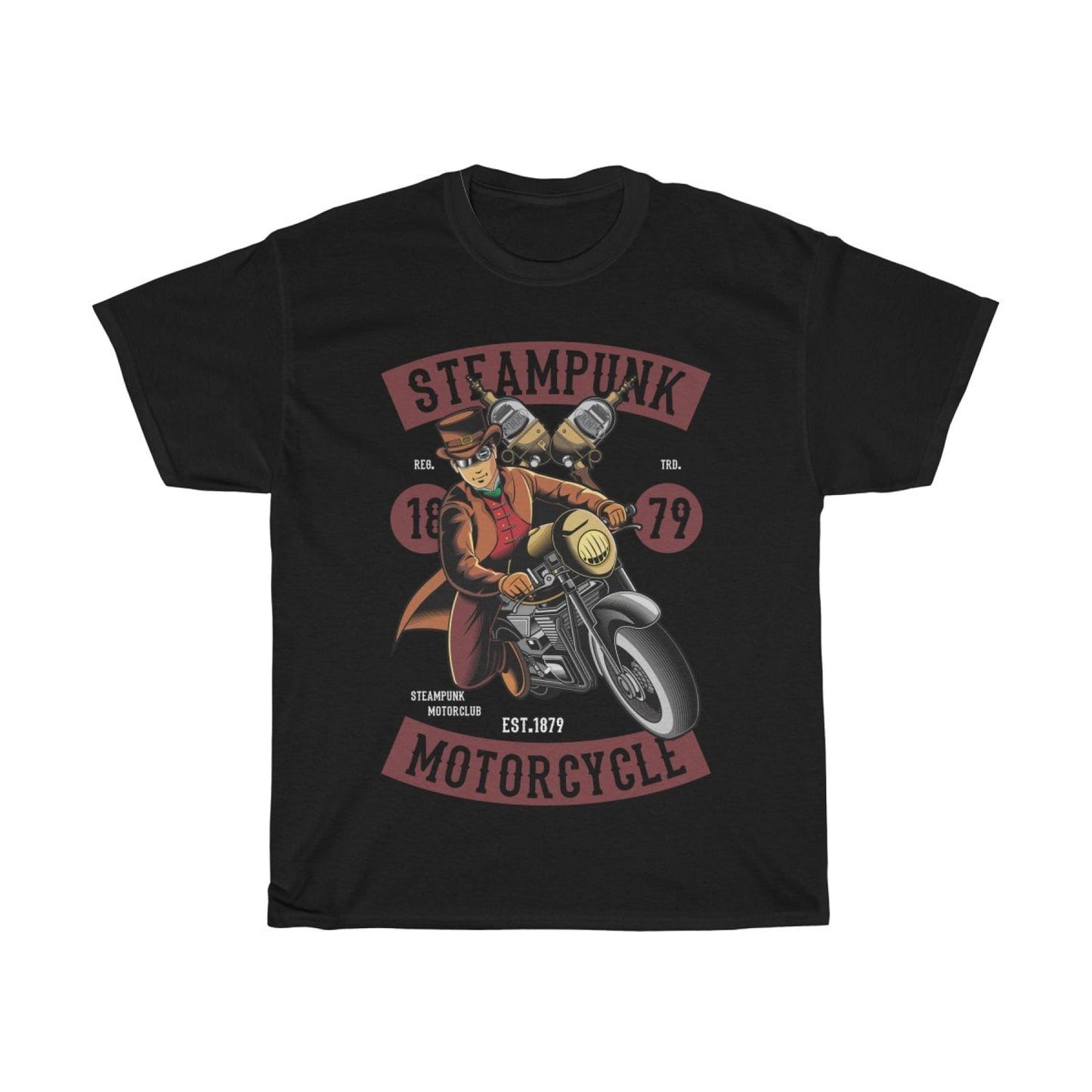 Steampunk Motorcycle Unisex Tee